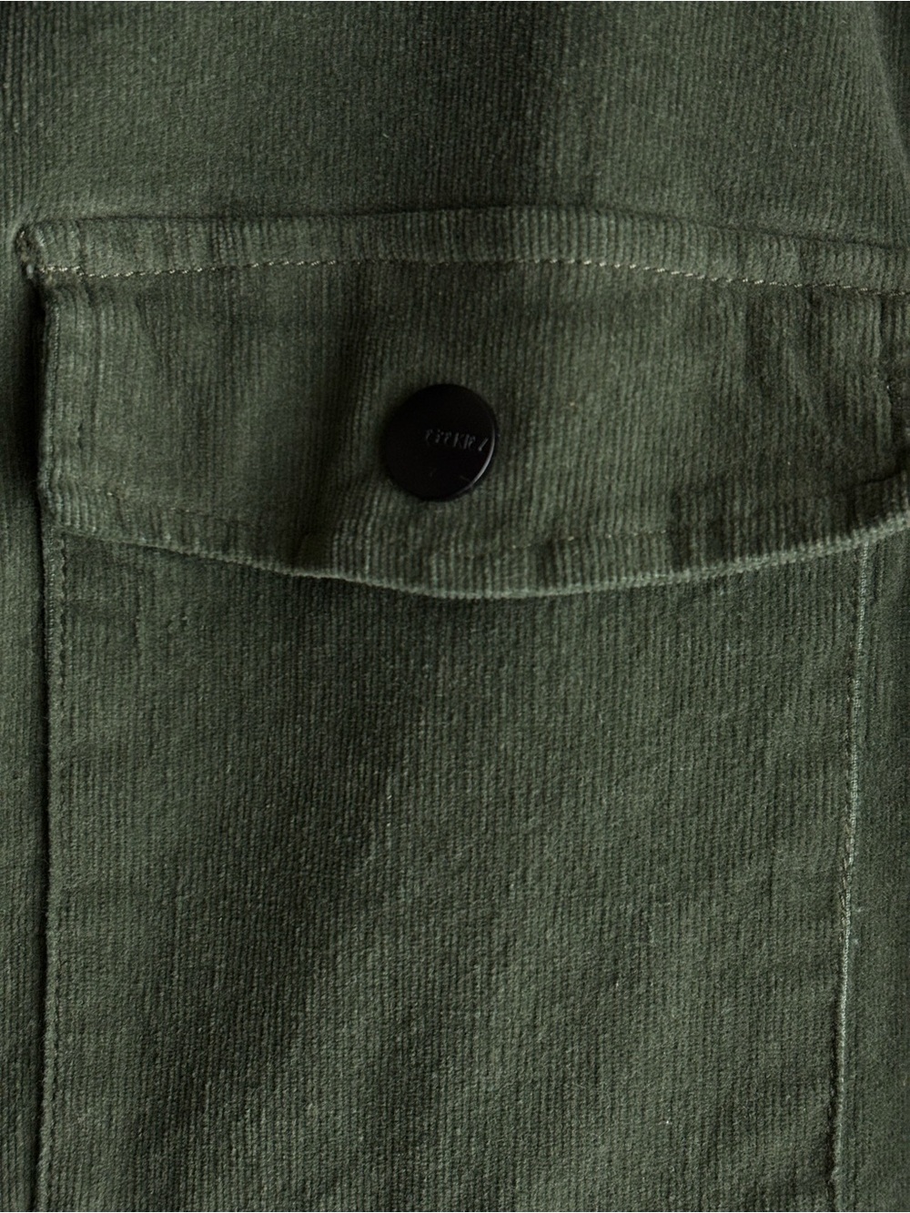 Ezekiel Olive Green Military-Style Canvas Field Jacket - Picture 5 of 12